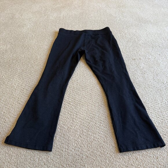 American Giant No-BS Pants Ponte Kick Flare Stretch Pull On Black Size 8 #136653 - Picture 14 of 14